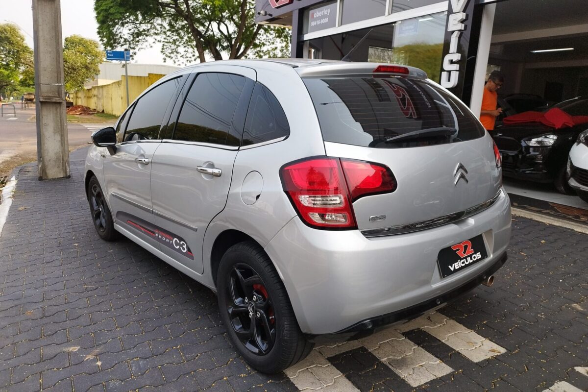 CITROEN-C3-EXCLUSIVE-1.6-FLEX-AUTOMÁTICO-COMPLETO-PRATA-2013-2014 (5)