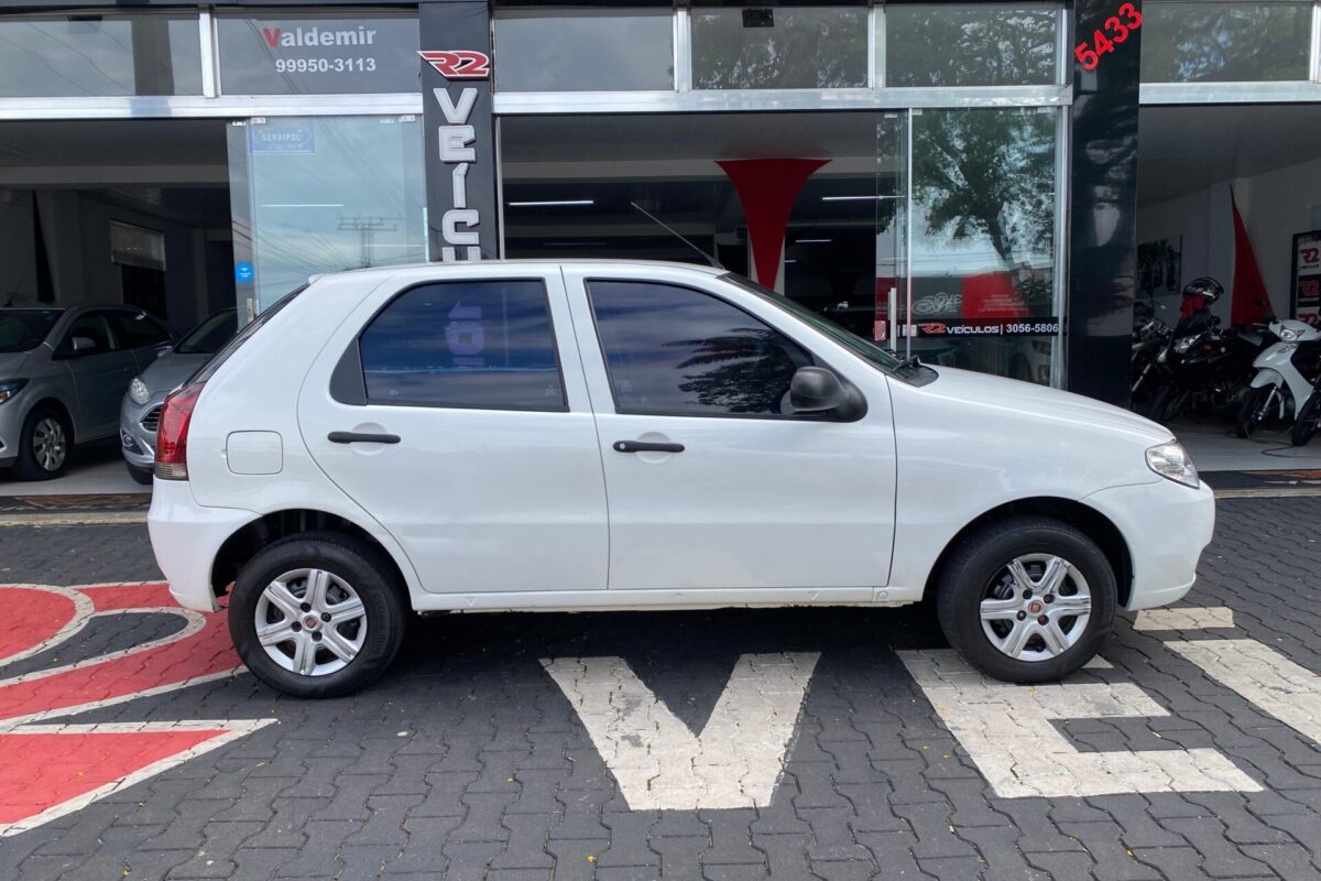 Fiat Palio Fire 1.0 Flex Manual Somente Ar Branco 2014 2014 (6)