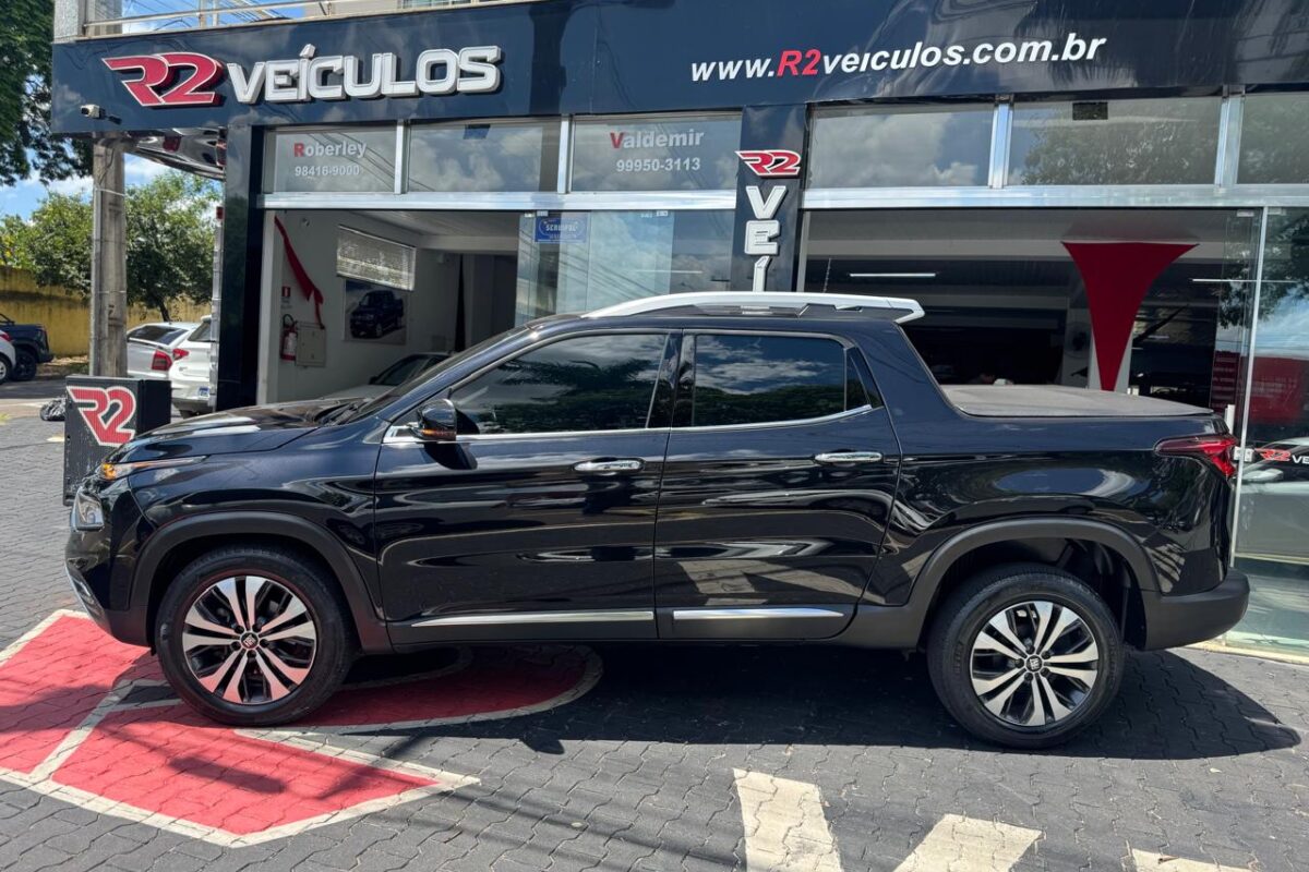 Fiat Toro Volcano 1.3 T270 4x2 Flex AutomÁtico Completo Preta 2021 2022 (6)