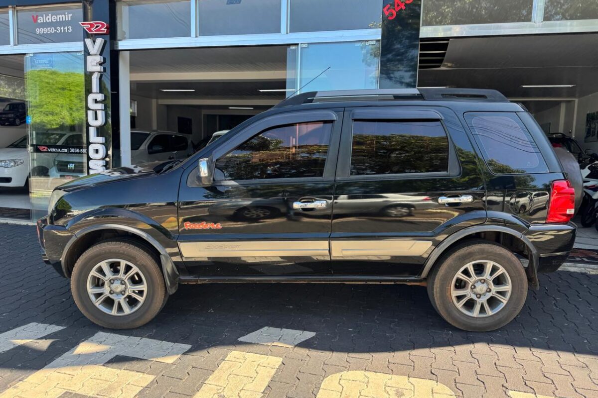 Ford Ecosport Freestyle 1.6 Flex Completa Manual Preta 2011 2012 (3)