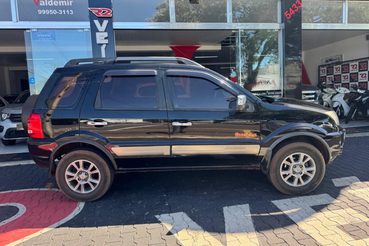 Ford Ecosport Freestyle 1.6 Flex Completa Manual Preta 2011 2012 (9)