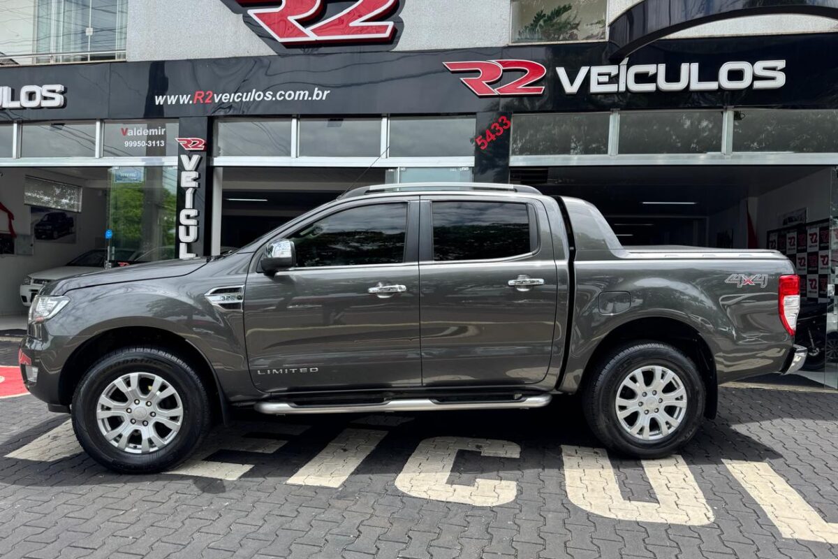 Ford Ranger Limited 3.2 4x4 Cd Diesel AutomÁtica Completa Cinza 2017 2017 (1)