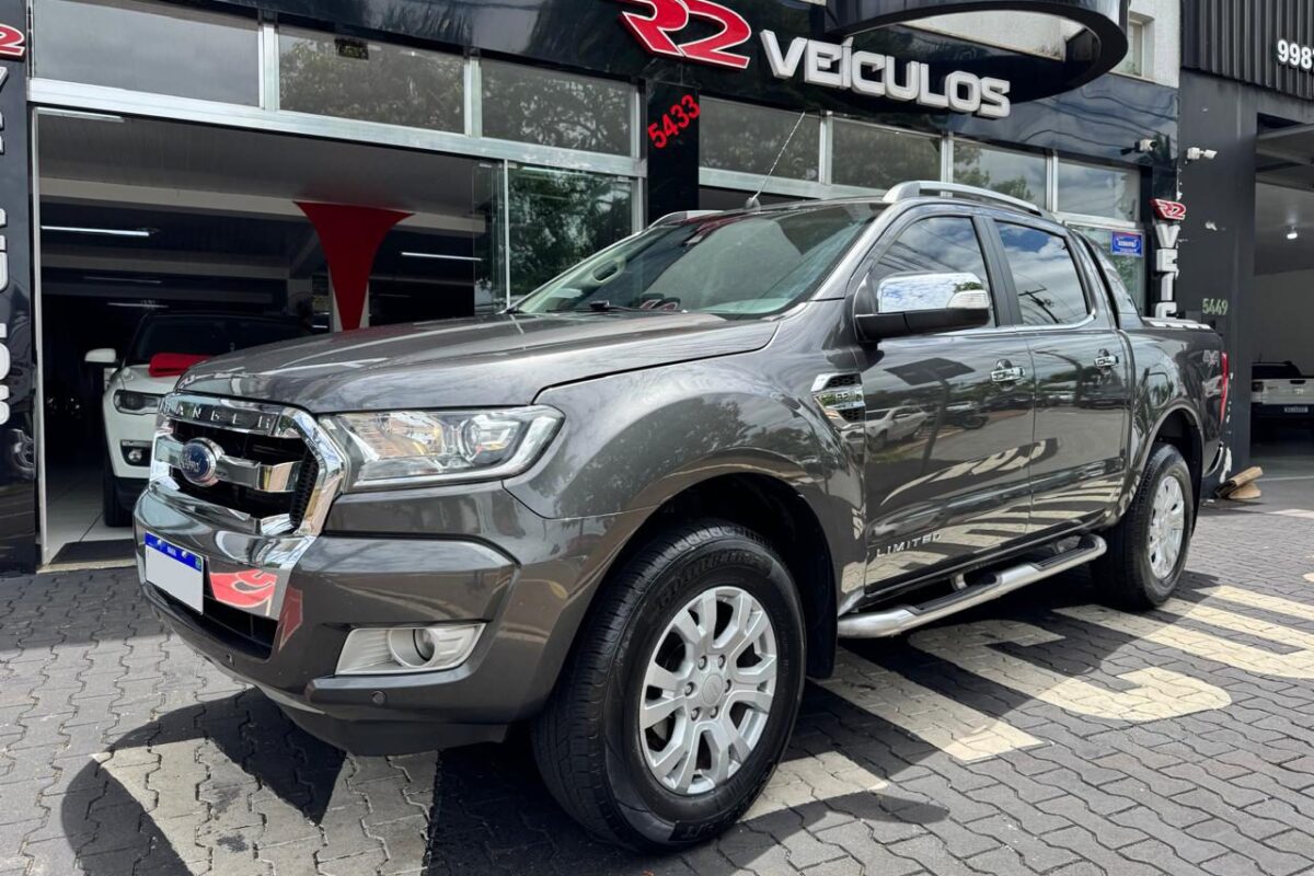 Ford Ranger Limited 3.2 4x4 Cd Diesel AutomÁtica Completa Cinza 2017 2017 (2)