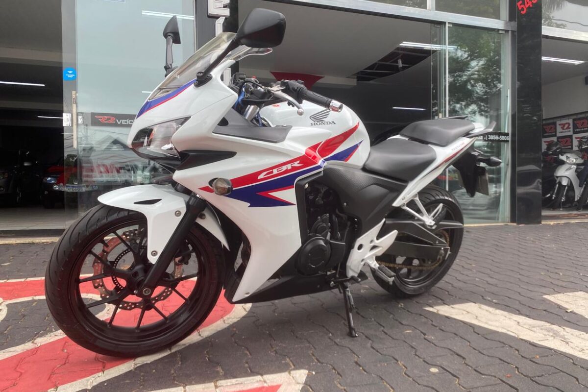 Honda Cbr 500 Gasolina Branca 2014 2014 (1)