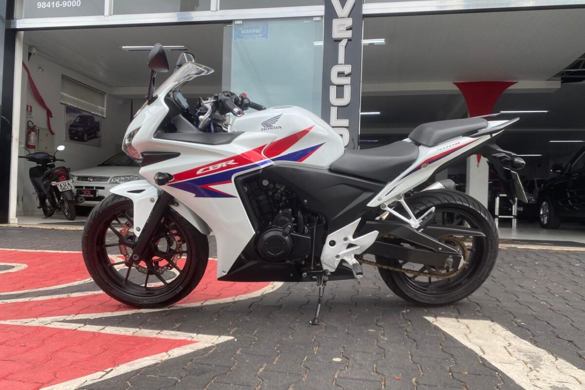 Honda Cbr 500 Gasolina Branca 2014 2014 (2)