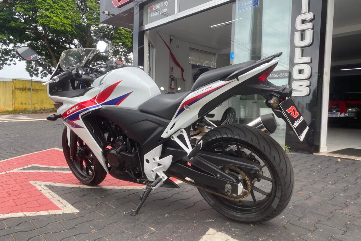 Honda Cbr 500 Gasolina Branca 2014 2014 (3)