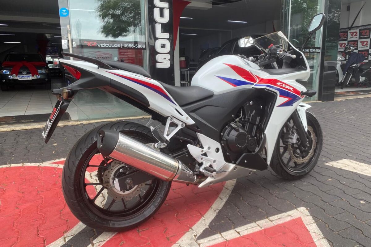 Honda Cbr 500 Gasolina Branca 2014 2014 (9)