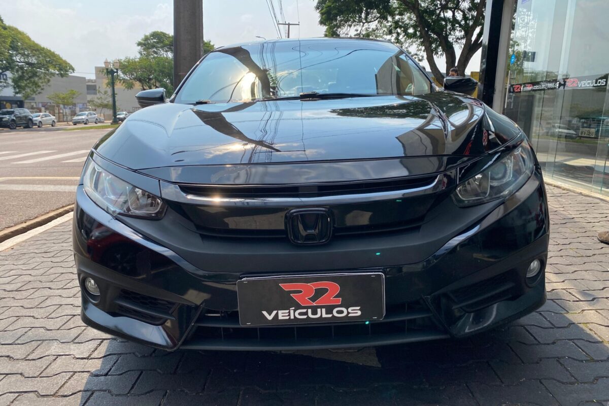 Honda Civic Exl 2.0 Cvt Flex Completo AutomÁtico 2017 2017 Preto (1)