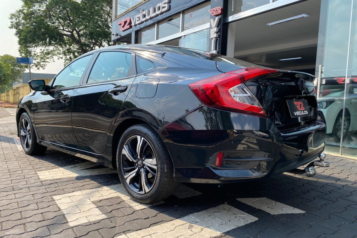 Honda Civic Exl 2.0 Cvt Flex Completo AutomÁtico 2017 2017 Preto (10)