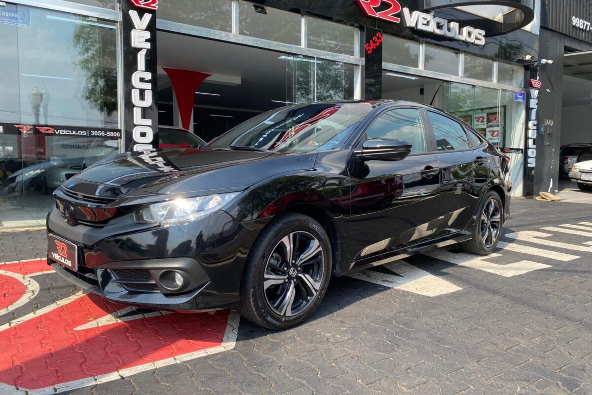 Honda Civic Exl 2.0 Cvt Flex Completo AutomÁtico 2017 2017 Preto (8)