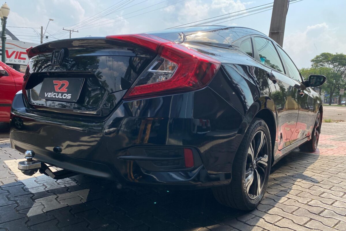 Honda Civic Exl 2.0 Cvt Flex Completo AutomÁtico 2017 2017 Preto (9)