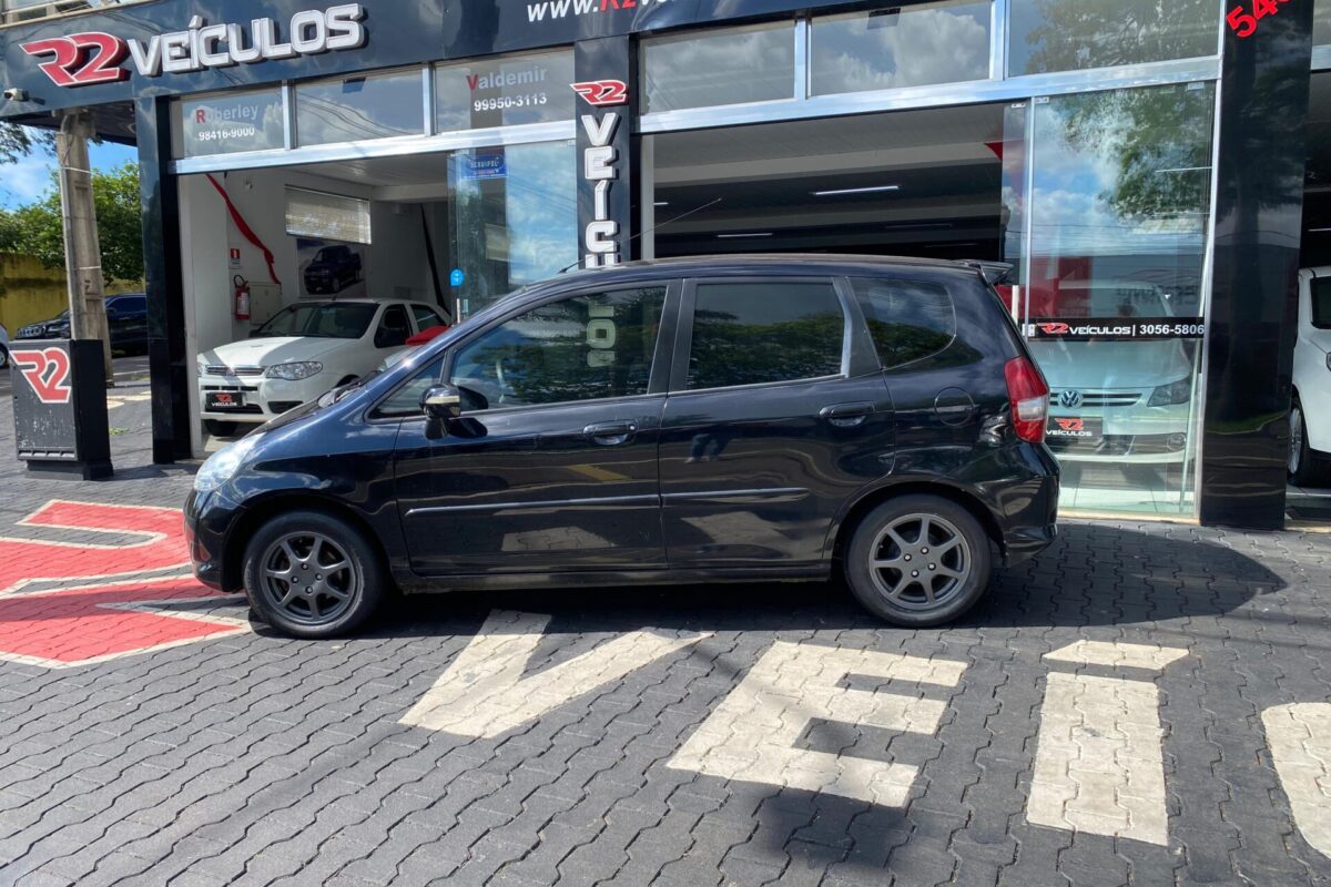 Honda Fit Ex 1.5 Flex Completo AutomÁtico 2007 2007 Preto (4)