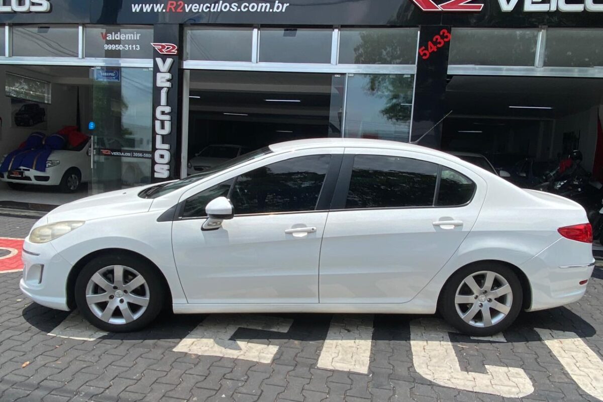 Peugeot 408 Allure 2.0 Flex Sedan AutomÁtico Completo Branco 2013 2014 (3)