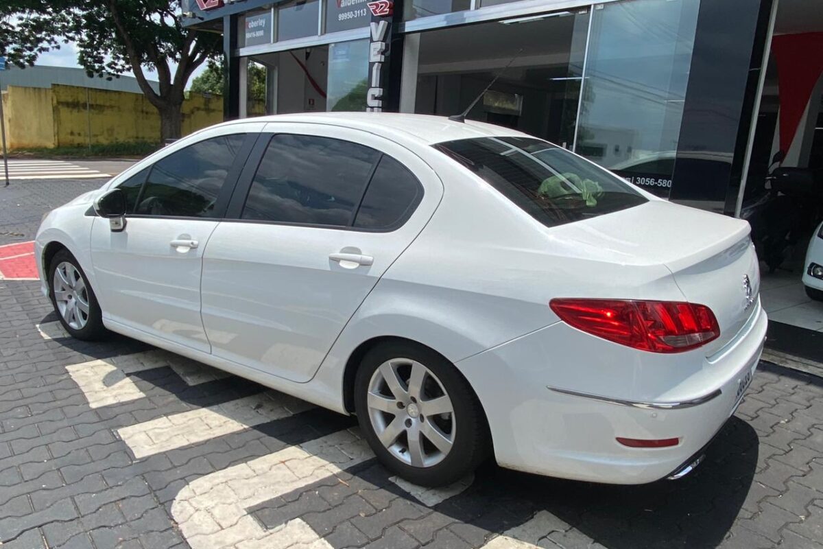 Peugeot 408 Allure 2.0 Flex Sedan AutomÁtico Completo Branco 2013 2014 (4)