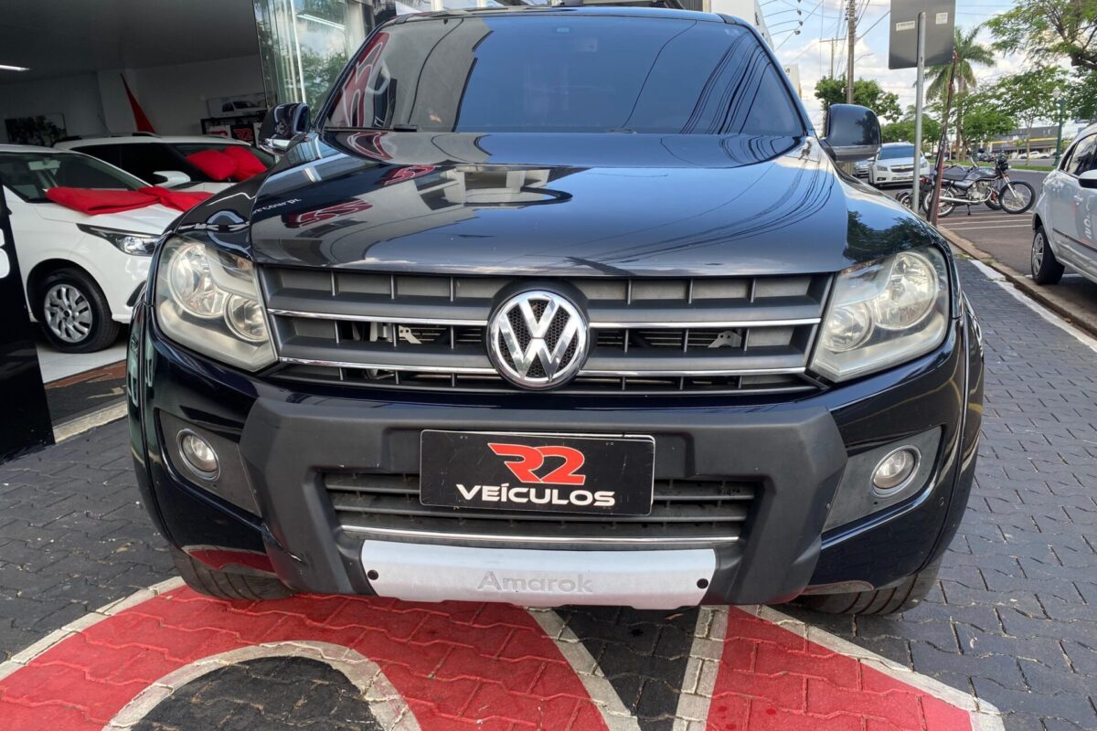 Vw Amarok Highline Cd 2.0 Tdi 4x4 Diesel AutomÁtica Completa Preta 2014 2014 (9)